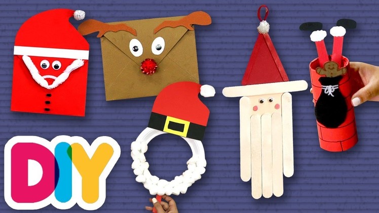 4 Amazing SANTA CRAFTS you can do for Christmas ???????? Fast-n-Easy | DIY Arts & Crafts for Kids
