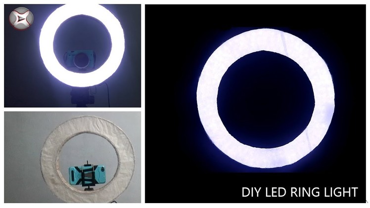 Cara membuat ringlight sendiri | DIY Led Ringlight