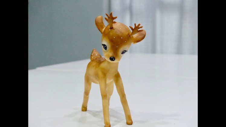 Christmas deer by patricia Santoro. Ciervito navideño.