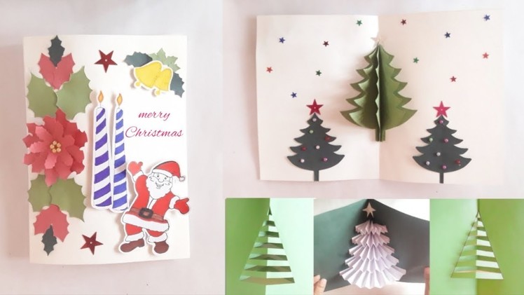 Christmas  greeting card || Greeting  card idea for Christmas || easy to make