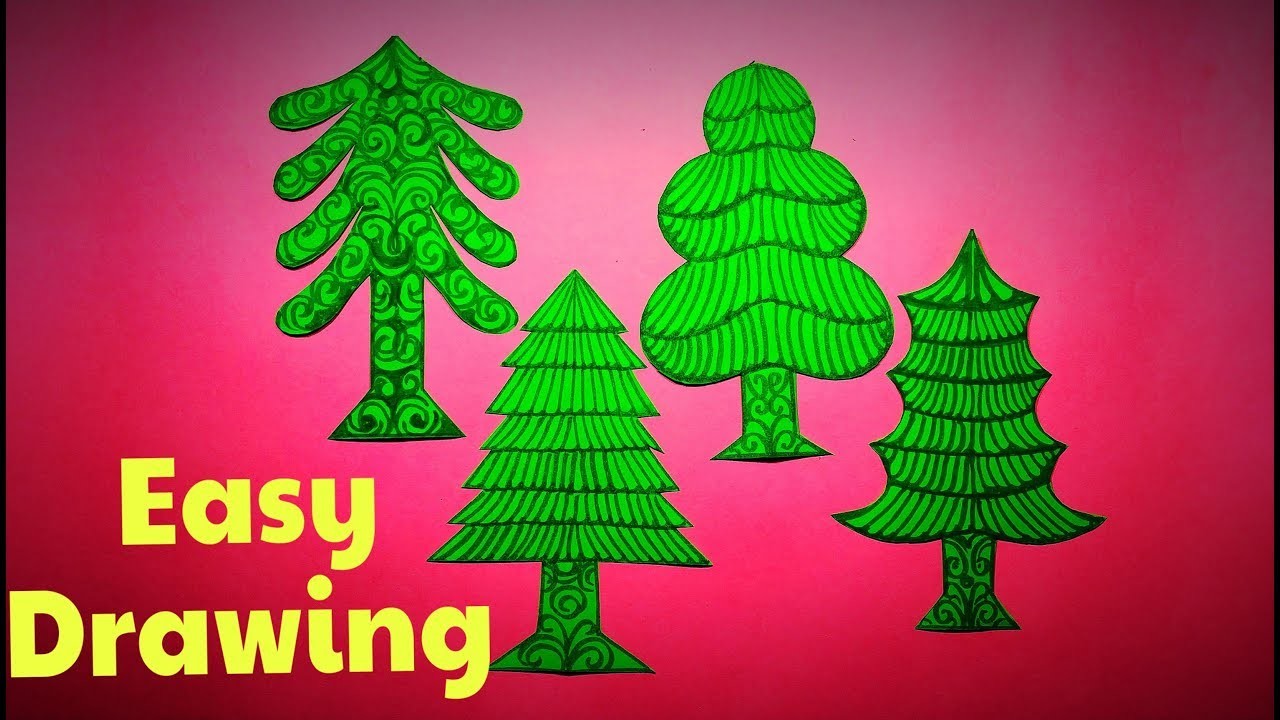 Christmas Tree: easy for kids