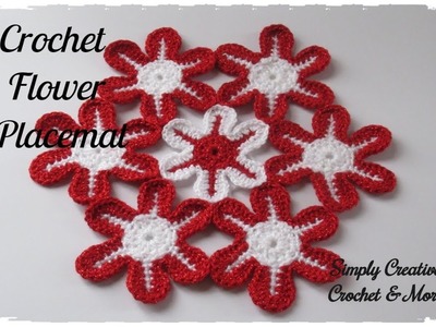 Crochet Flower Placemat | Crochet Flower
