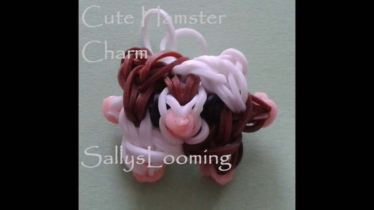 Cute Hamster Charm Loom Band Tutorial Easy!