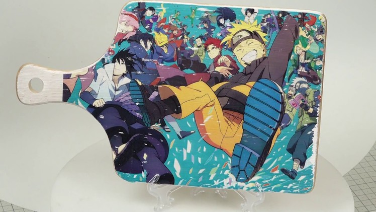 DIY, Anime (Naruto) photo transfer.