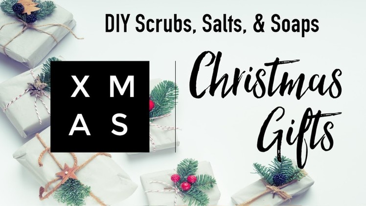 ☆ DIY CHRISTMAS GIFTS | Bath Salts, Scrubs, + Soaps! ☆