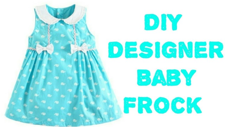 DIY Designer Baby Frock Cutting And Stitching (Collar wali)