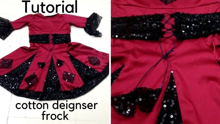 DIY- Designer party wear anarkali dress design  for girls 2019.beautiful cotton frock