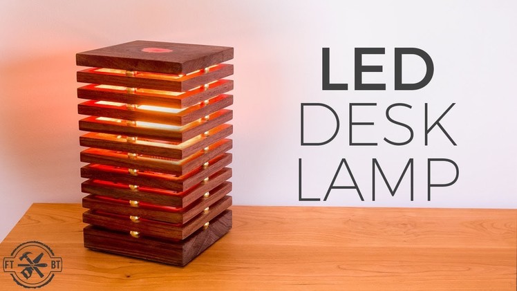 DIY Desk Lamp with Color Changing LED Light