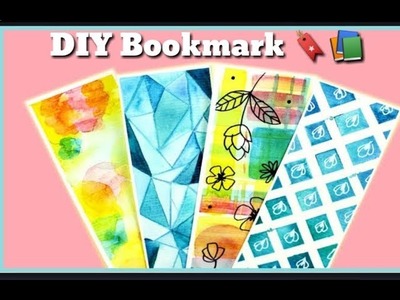 DIY???????? Easy Watercolour Bookmark ideas for beginners