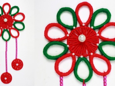 DIY || Old bangles reuse idea || Best craft idea || Door Hanging Toran Using Bangles and Woolen