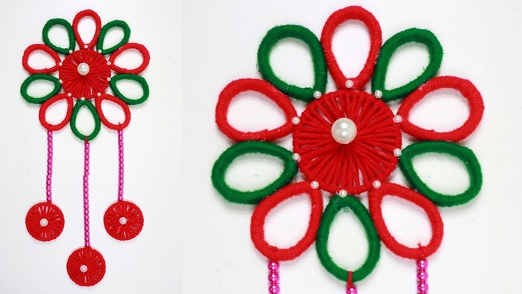 DIY || Old bangles reuse idea || Best craft idea || Door Hanging Toran Using Bangles and Woolen