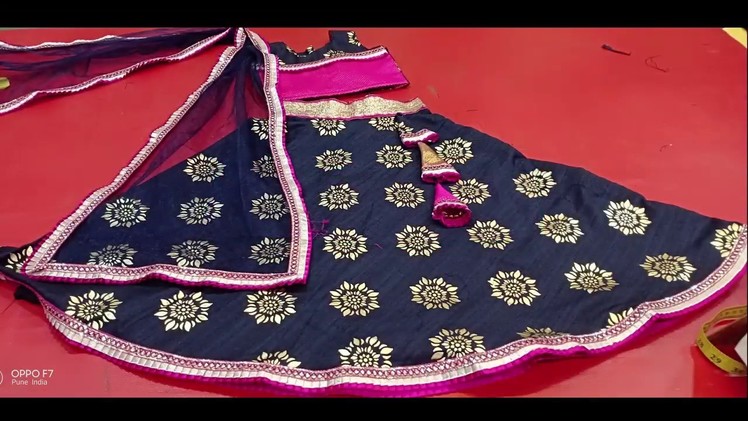 Easy Kids Ghagra Cutting and Stitching Part 2