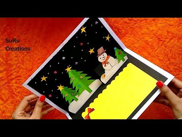 Easy & Simple Pop up Christmas Card |  Latest Greeting Card