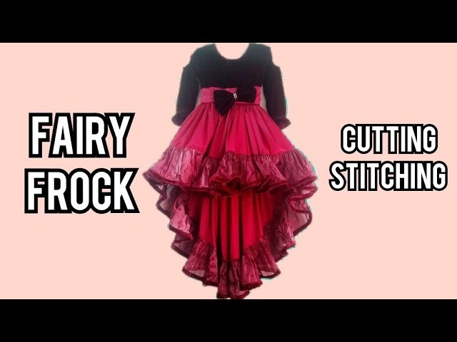 Fairy frock cutting and stitching tutorial video