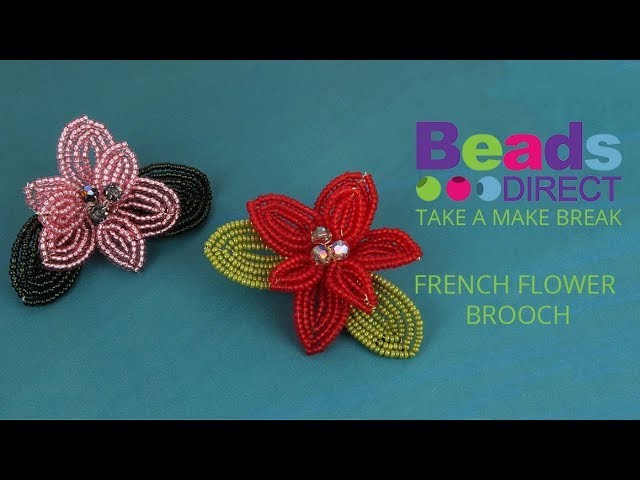 French Flower Brooch | Take a Make Break with Sarah Millsop