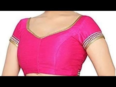 How to cut cap sleeves one Tucks blouse  cutting