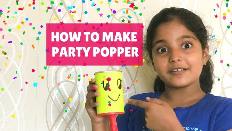How to make a Party Popper | DIY | Party Supplies | Quick DIY