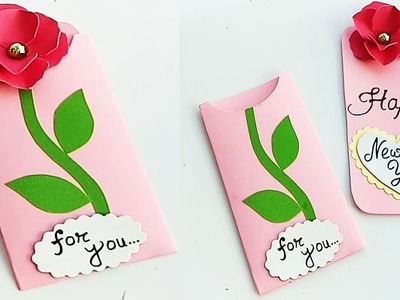 How to make new year card for Boyfriend or Girlfriend. Handmade New Year Card Idea. 