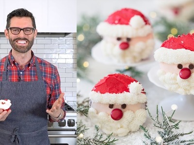 How to Make Santa Cupcakes