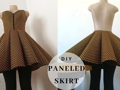 How to sew a paneled circle skirt