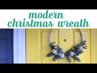 Modern Christmas Wreath