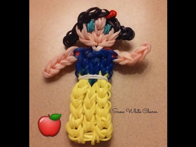 NEW Rainbow Loom Snow White Charm