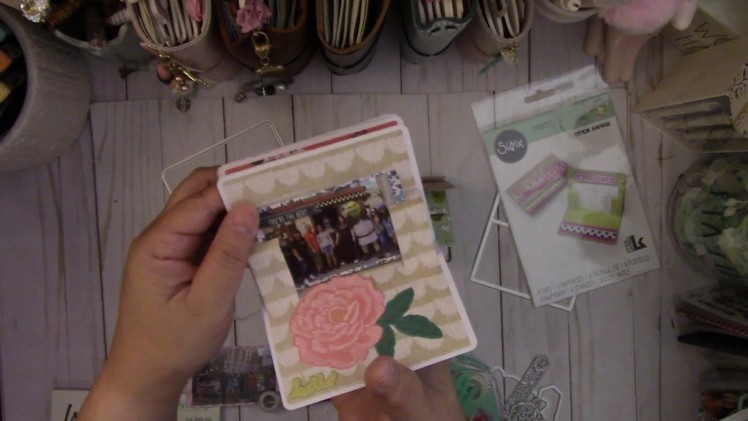 New Sizzix Gift Card Holder Pop Up Card ~ Mini Book