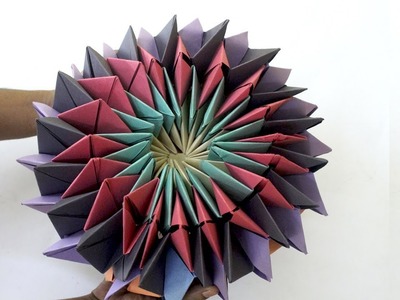Origami Fireworks - Color Changing Origami | Foldable Origami Craft | Rotating Star Origami