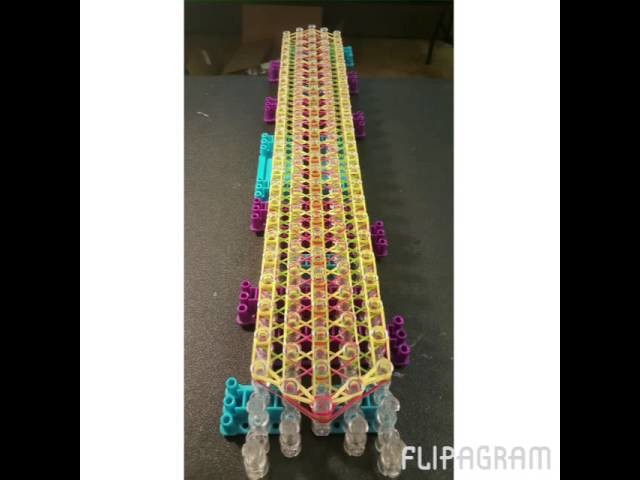 Rainbow Loom Bands Trigon Bracelet