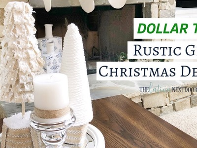 Rustic Glam Dollar Tree Christmas Decor 2018
