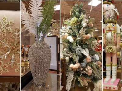 SHOP WITH ME: PIER 1 IMPORTS | CHRISTMAS HOME DECOR TOUR 2018 | LOTS OF GIRLY GLAM !!!!