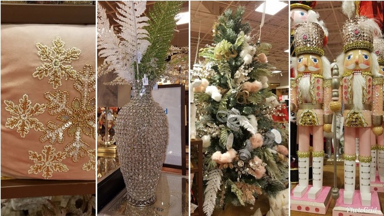 SHOP WITH ME: PIER 1 IMPORTS | CHRISTMAS HOME DECOR TOUR 2018 | LOTS OF GIRLY GLAM !!!!