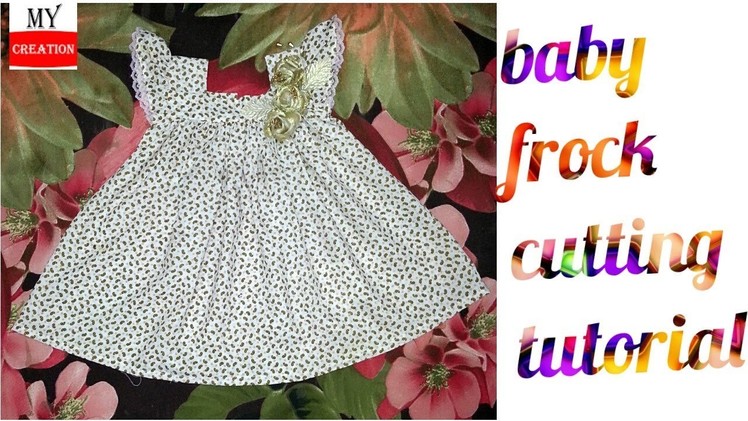 Simple and easy baby frock cutting tutorial