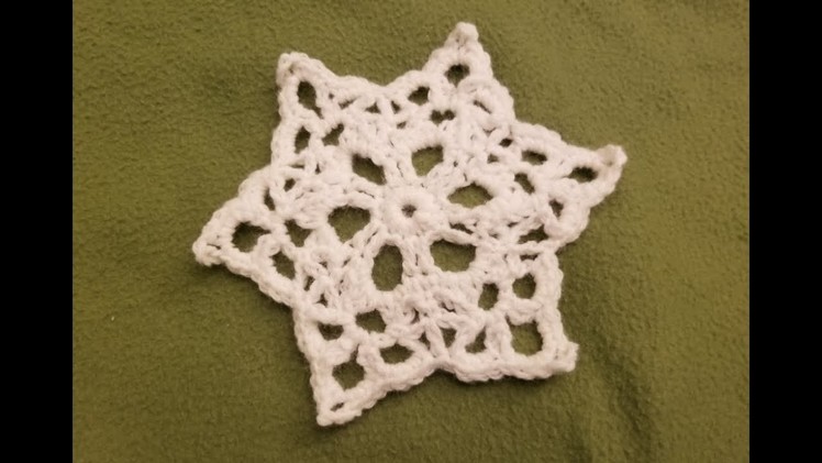 Simple Snowflake #8 - Crochet Tutorial!