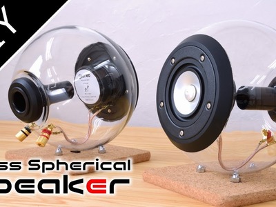 ガラスの球体スピーカーを自作！　マークオーディオ【OM-MF5】Make glass spherical speaker