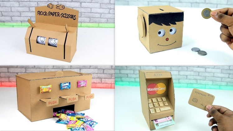 TOP 5 Unbelievable DIY Projects You Can Do at Home from Cardboard
