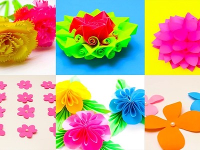 20 DIY Paper Flowers | How To Make Easy Paper Flowers Craft ideas