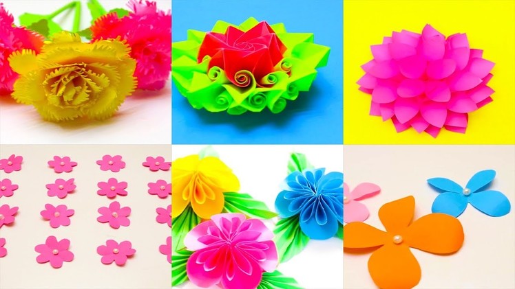 20 DIY Paper Flowers | How To Make Easy Paper Flowers Craft ideas