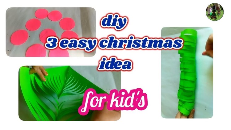 3 DIY CHRISTMAS CRAFT PROJECT FOR KIDS [recycle]-|Hindi|