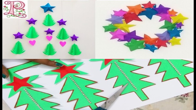 3 Easy Christmas Decoration ideas || Simple & Easy craft ideas || DIY room decor ideas
