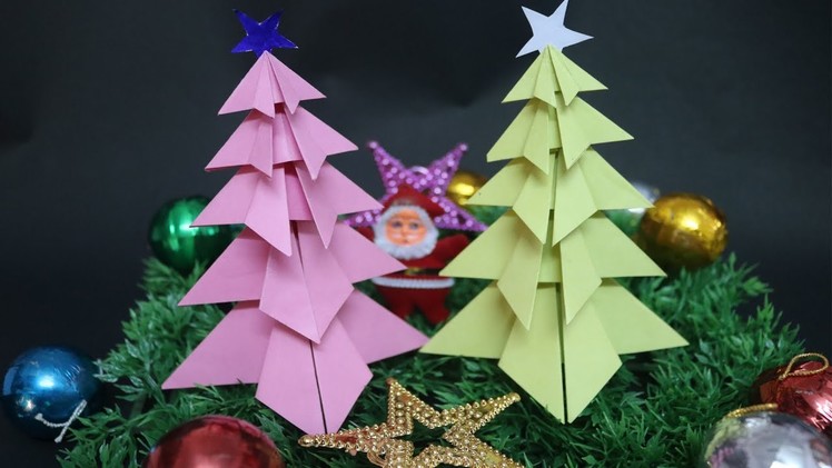 5 Layer Simple Paper Christmas Tree for Christmas Decoration | DIY Paper Craft Ideas