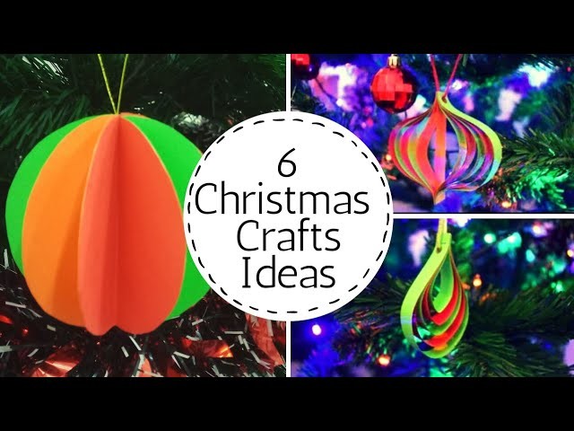 6 Easy and Cheap Christmas Ornaments | Quick Christmas craft ideas  #christmascraftsdiy |
