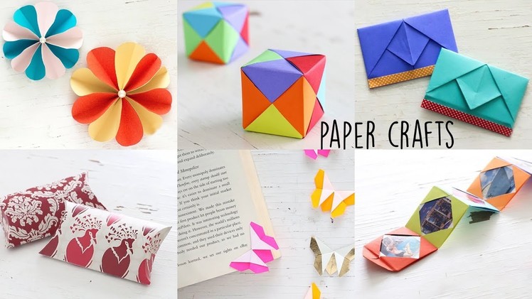 6 Easy Paper Craft Ideas | Handmade Craft | Ventuno Art