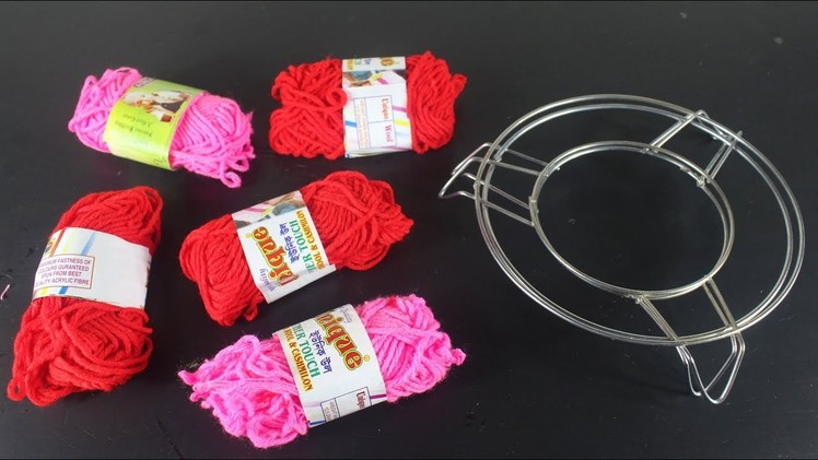 Best- Craft-idea-With-Woolen-Threads | Pan-Stand-Craft-Idea