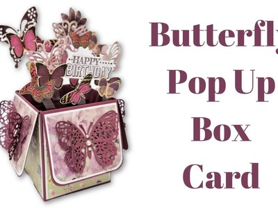 Butterfly Pop Up Box Card | Fun Fold Cards | Mixed Up Craft