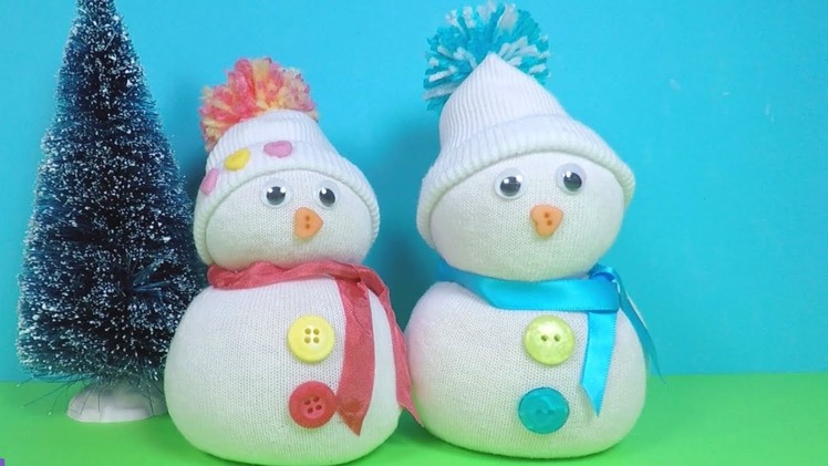 Christmas Craft for Kids | No Sew Sock Snowman