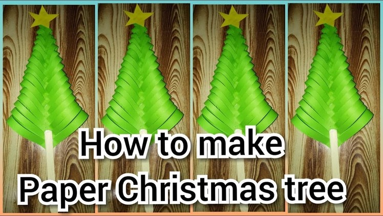 Christmas craft ideas || Christmas tree DIY || how to make paper Christmas tree ||