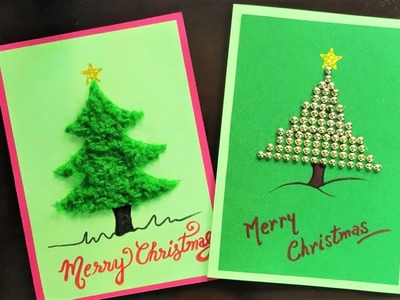 Christmas Greeting Cards handmade | DIY Easy Christmas Cards | How to make Christmas Card
