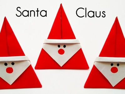 Christmas Origami Santa Claus | How To Make Santa Claus With Paper | Diy Santa Claus