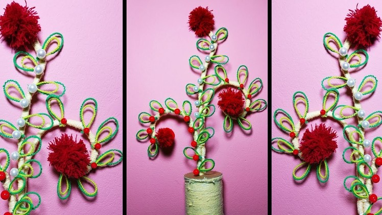 Craft ideas with flower  - flower craft ideas step by step - best of waste ideas -woolen craft